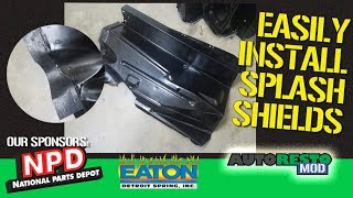 How To Install Splash Shields Classic Car Autorestomod Episode 390 [upl. by Amees345]