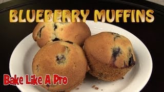 Super Easy Delicious Blueberry Muffins Recipe [upl. by Sarid787]