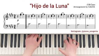 Mecano  Hijo de la Luna piano version [upl. by Boggers]