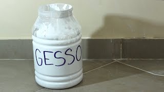 How to Make Gesso Simple  no PVA [upl. by Enilarak]