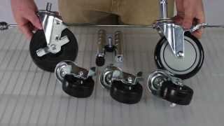 Threaded vs Stem Casters [upl. by Michaud]