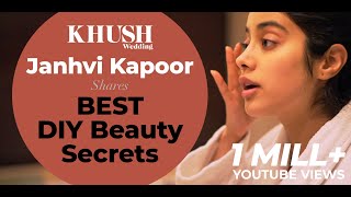 Janhvi Kapoor Shares Her Best DIY Skincare Secrets  Tutorial  Beauty Secrets [upl. by Kinsman]