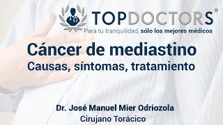 Cáncer de mediastino causas síntomas tratamiento [upl. by Agem]