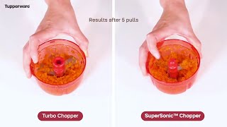 Tupperware SuperSonic™ Chopper VS Tupperware Turbo Chopper [upl. by Annaohj]