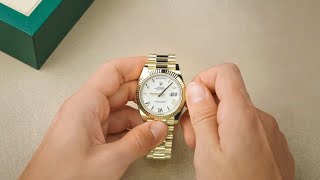 How to set your Rolex DayDate 40 [upl. by Malet]