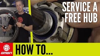 How To Service A Free Hub Body  Mountain Bike Maintenance [upl. by Sturrock]