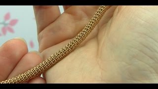 Coiled Coil  Tubular Weave Wire Wrapping Tutorial Demo [upl. by Chrisman]