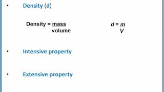 CHEMISTRY 101 Density [upl. by Asila725]