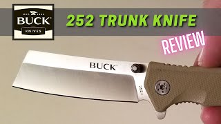 Buck 252 Trunk Knife Review [upl. by Melleta]