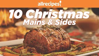 10 Easy Christmas Dinner and Side Dish Recipes  Allrecipes [upl. by Elyrrad]