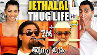 JETHALAL THUG LIFE 😎  Funny Video  TMKOC  deci toons  REACTION [upl. by Aneekahs]