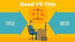 Deed VS Title Whats the difference  Real Estate Exam Topics Explained [upl. by Angelita]