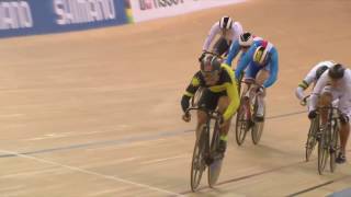 2017 UCI Track Cycling World Championships  Mens Keirin  Final 16 [upl. by Ladew768]