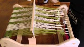 Simple warping for a Rigid Heddle loom [upl. by Bloxberg147]