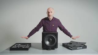 IsoAcoustics Aperta Sub Unboxing  Isolation Stand for Subwoofers [upl. by Airreis]