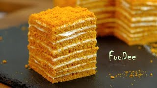 МЕДОВИК за 30 минут  Простой рецепт без раскатки коржей  Honey Cake recipe [upl. by Iarised431]