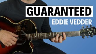 Guaranteed by Eddie Vedder Fingerstyle Guitar Lesson [upl. by Corell]