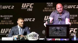 UFC 196 McGregor vs Diaz PreFight Press Conference FULL [upl. by Clem679]