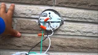 How To Change An Outdoor Light Fixture By Yourself [upl. by Nikolia]