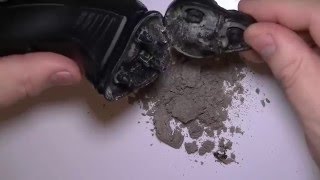 The Best Electric Shaver Cleaning Video [upl. by Beutner]