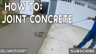 How to Joint Concrete [upl. by Iv]