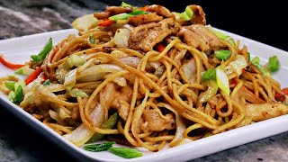 Chicken Lo Mein Recipe  Easy delicious and Healthier [upl. by Joab]