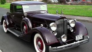 1934 Packard Super 8 Coupe  Walk Around Tour [upl. by Ala]