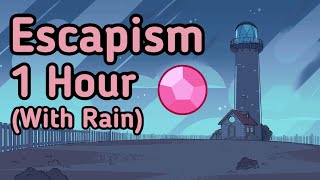 Steven Universe  ‘Escapism’ Instrumental  1 Hour With Rain [upl. by Dennie]