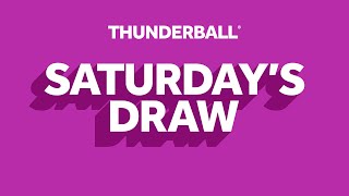 The National Lottery Thunderball draw results from Saturday 16 March 2024 [upl. by Leinadnhoj832]