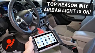 THE MOST COMMON REASON AIRBAG LIGHT IS ON FORD [upl. by Dalis]