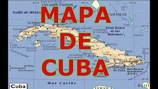 MAPA DE CUBA [upl. by Ahsirek]