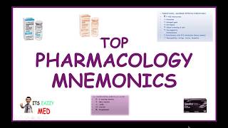 Best Pharmacology Mnemonics [upl. by Whitten]