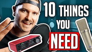 10 Things You Need In A Home Studio [upl. by Miehar]