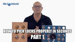 How To Pick Locks Properly In Seconds Part 1  Mr Locksmith™ [upl. by Anahsek352]