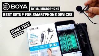 Boya BYM1 Clip Microphone  Record Noise Free Professional Sound with Mobile [upl. by Holcomb]