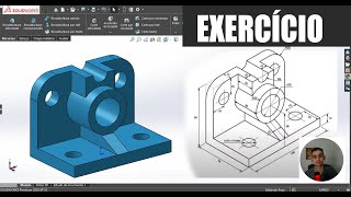 SOLIDWORKS PARA INICIANTES  EXERCÍCIO 01 [upl. by Ann]