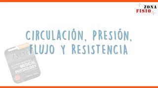 FISIOLOGÍA CIRCULACIÓN PRESIÓN FLUJO Y RESISTENCIA  ENTENDIENDO GUYTON CAP 14 [upl. by Ettenyl417]