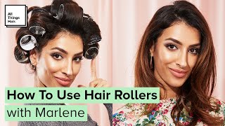 How To Use Hair Rollers  Voluminous Curls [upl. by Lechner]