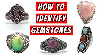 Gemstone Identification at Home  How to Identify Gemstones in Jewelry  Gems amp Stones [upl. by Wenz648]