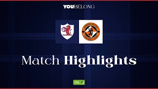 HIGHLIGHTS  Raith Rovers 21 Dundee United  160224 [upl. by Lanfri152]