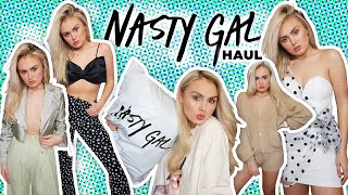 NASTY GAL HAUL  TRY ON 2020  SPRING CLOTHING HAUL  AD [upl. by Aehtrod]