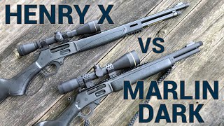 Henry X vs Marlin Dark in 4570 Gov [upl. by Opalina350]