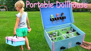 DIY  Dollhouse in a Shoe Box [upl. by Redneval]