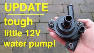 UPDATE ● Tough Little 12volt Water Pump from a Toyota Prius [upl. by Olympias997]