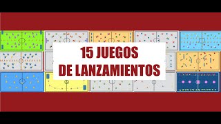 15 JUEGOS DE LANZAMIENTOS  Juegos Educación Física [upl. by Claudelle231]