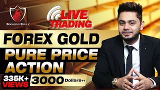 Live Trading Gold FX  Price Action Strategy  Anish Singh Thakur  Booming Bulls [upl. by Neleag]