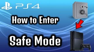 Ps4 How to Enter Safe Mode [upl. by Ettenad]