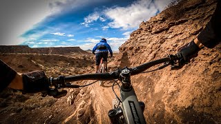 These are the EASY trails  Mountain Biking Southern Utah on Dead Ringer and Bearclaw Poppy [upl. by Till]