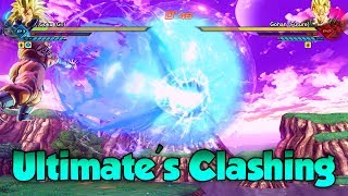 Ultimates Clashing Attacks Clash  Dragon Ball Xenoverse 2 [upl. by Simsar]