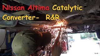 Nissan Altima Catalytic Converter  Replacement [upl. by Locke666]